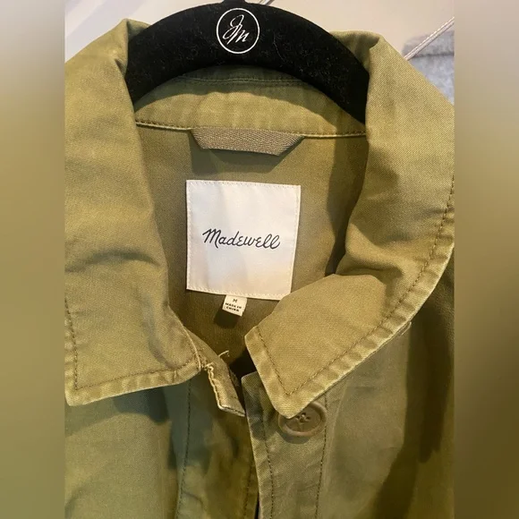 Madewell Baylow Cropped Chore Jacket, Size M - Picture 3 of 5